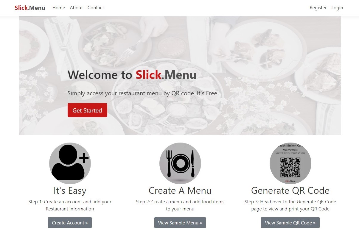 Slick.Menu Website